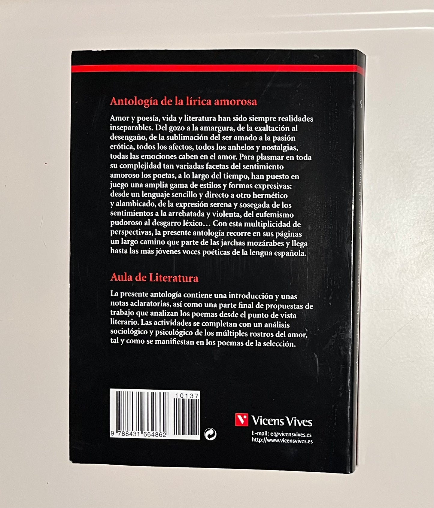 Antología de la lírica amorosa