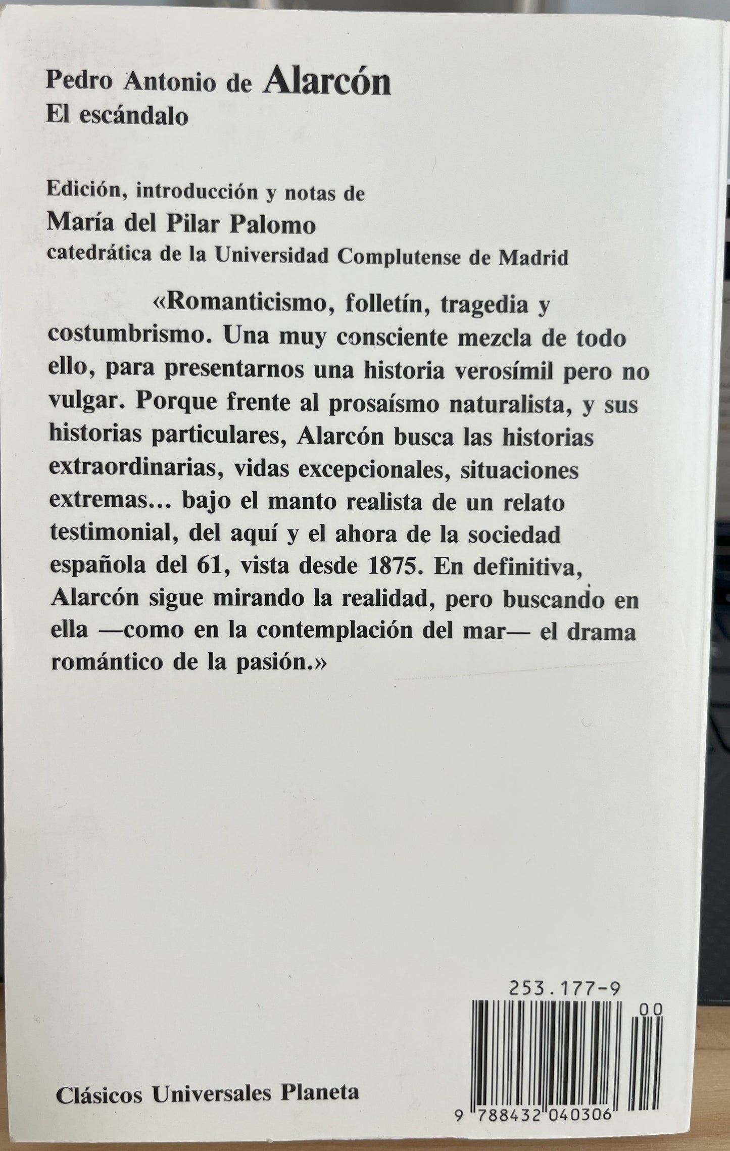 El escándalo