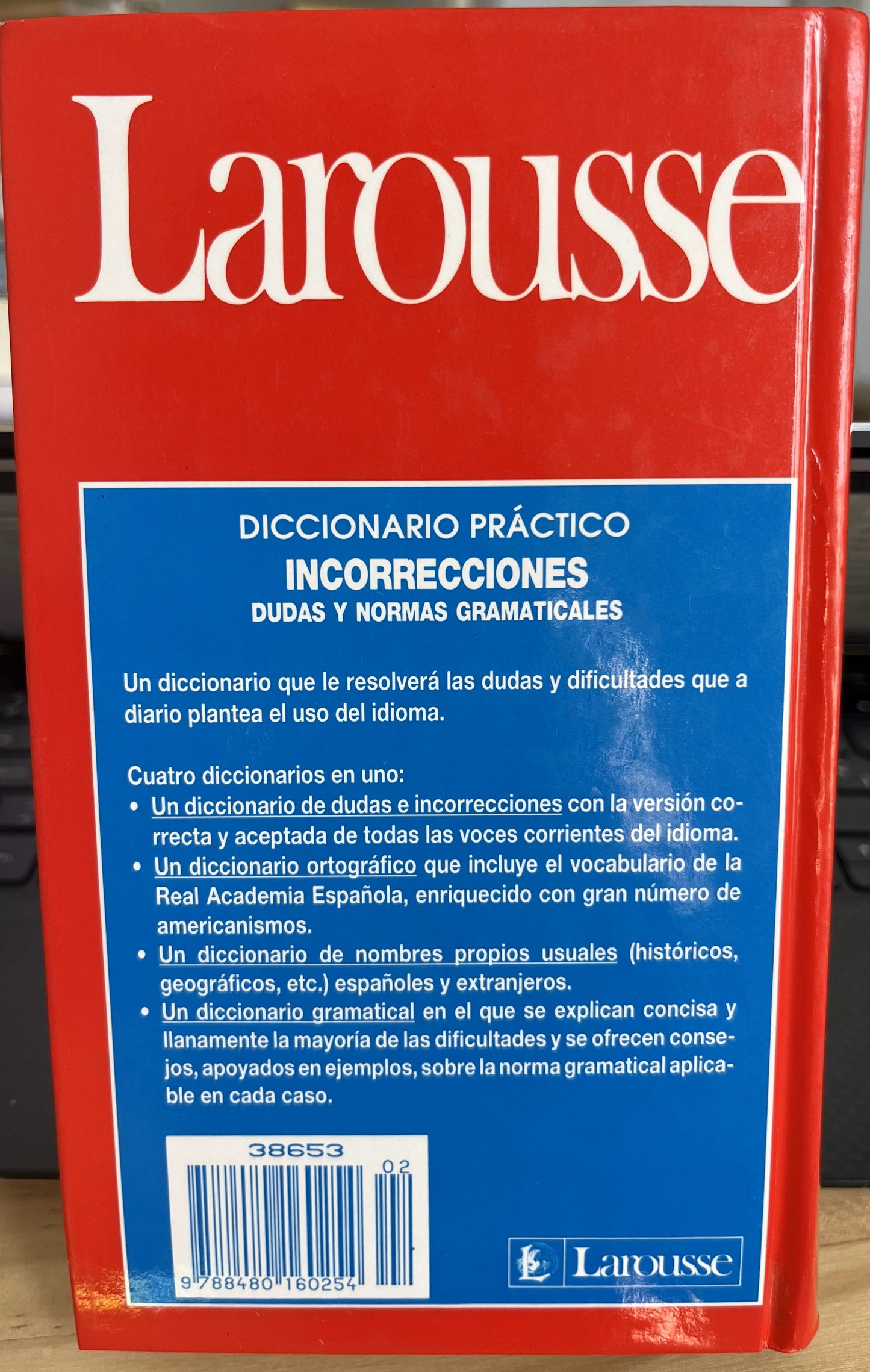 Diccionario práctico, incorrecciones