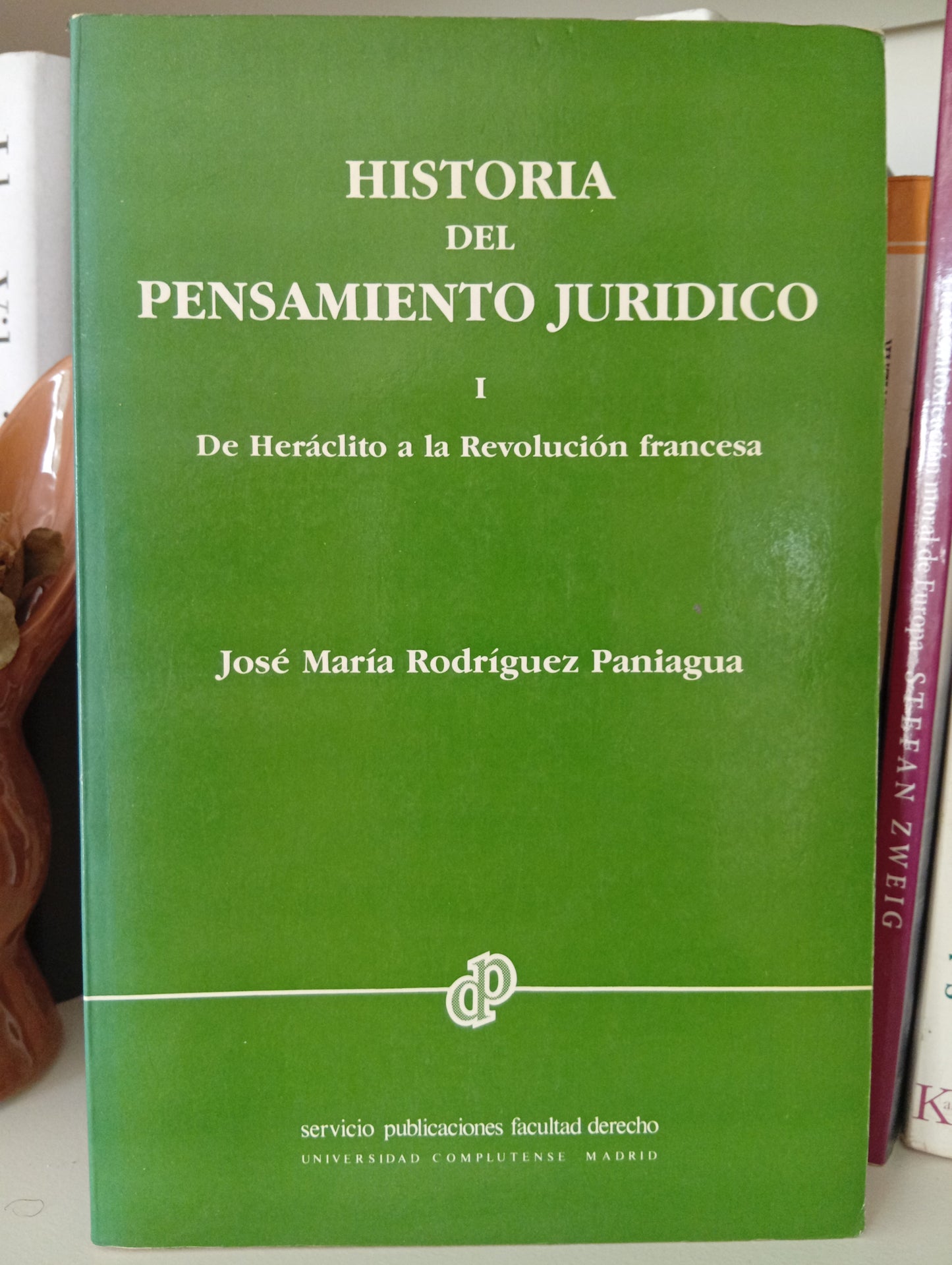 Historia Del Pensamiento Jurídico I