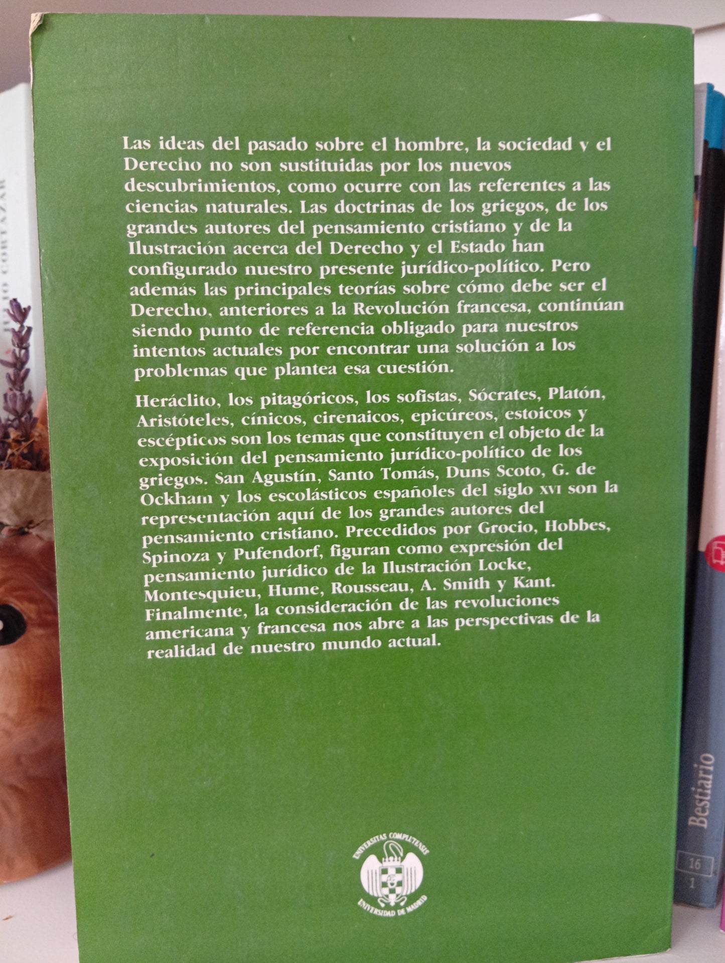 Historia Del Pensamiento Jurídico I
