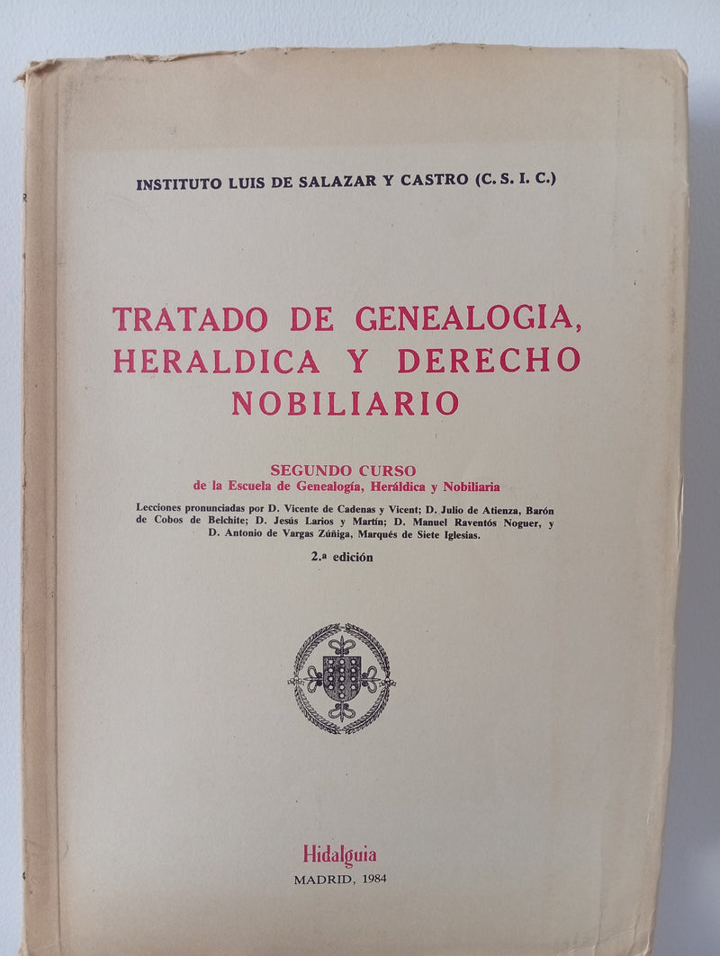 Tratado de genealogía, heráldica y derecho nobiliario