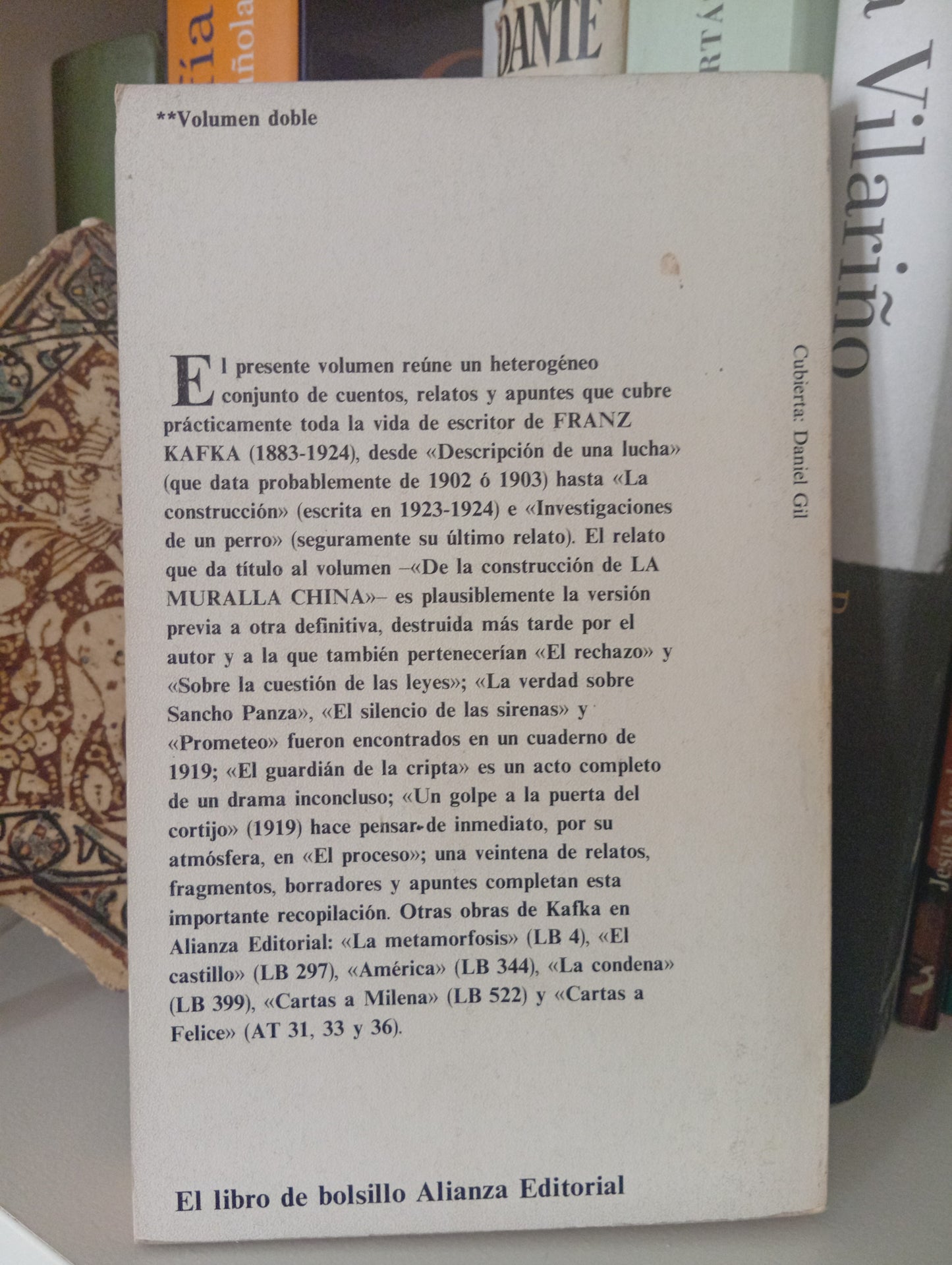 La muralla china: Cuentos, relatos y otros escritos
