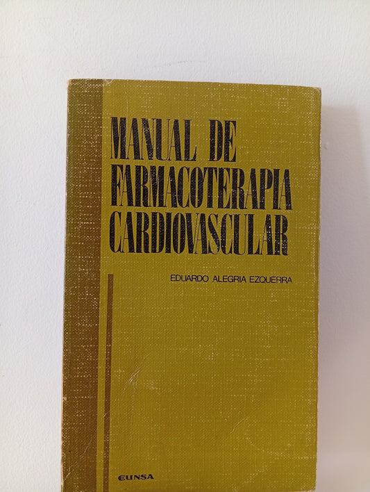 Manual de farmacoterapia cardiovascular