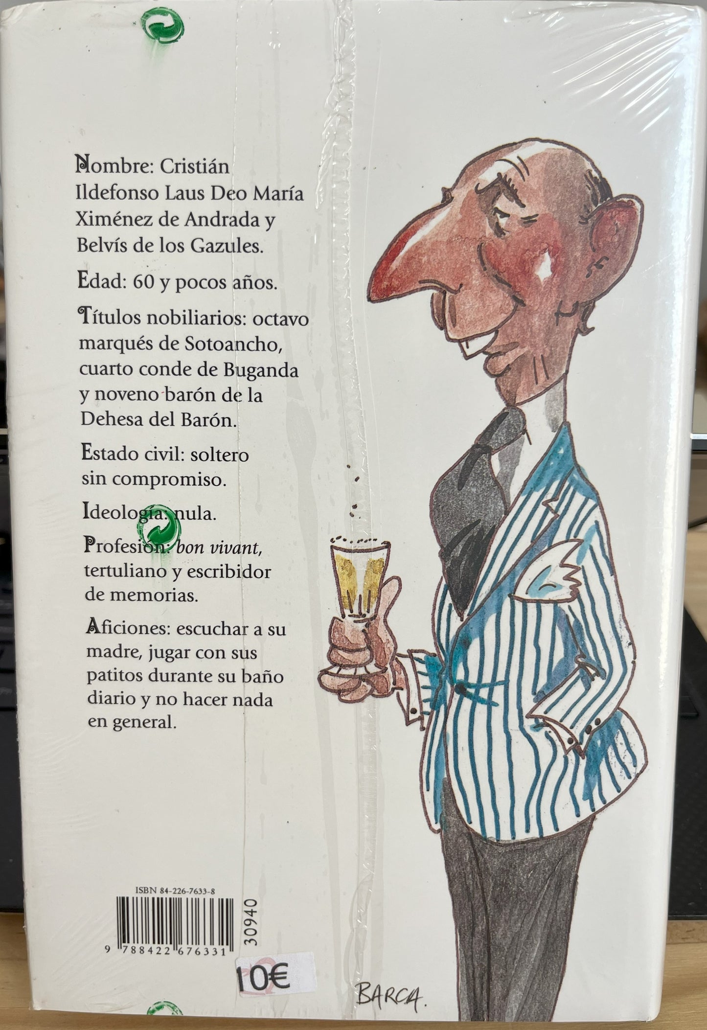 Memorias del marqués de Sotoancho.La albariza de los juncos,I.