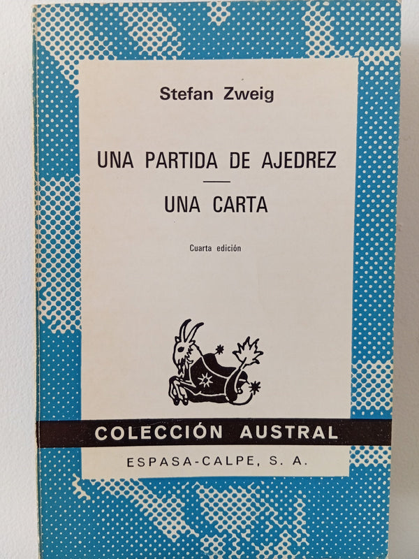 Una partida de ajedrez - Una carta cover