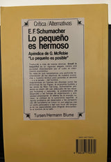 Lo pequeño es hermoso
