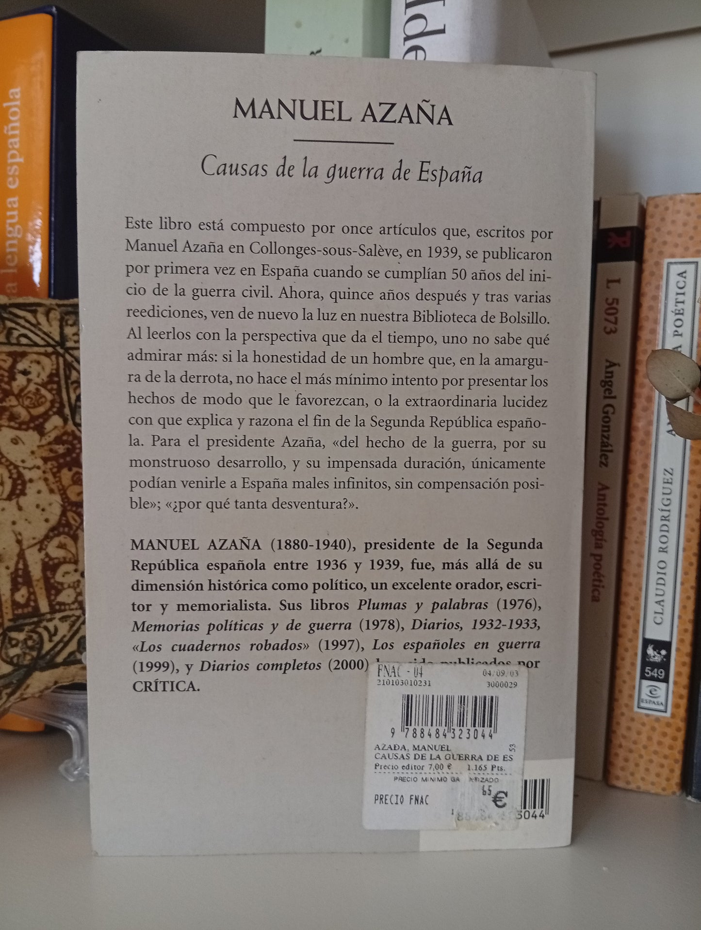 Causas de la guerra de España