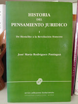 Historia Del Pensamiento Jurídico I
