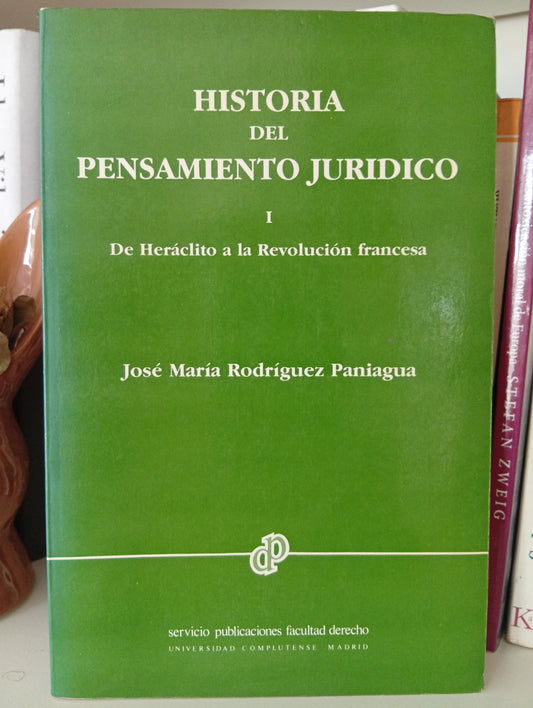 Historia Del Pensamiento Jurídico I