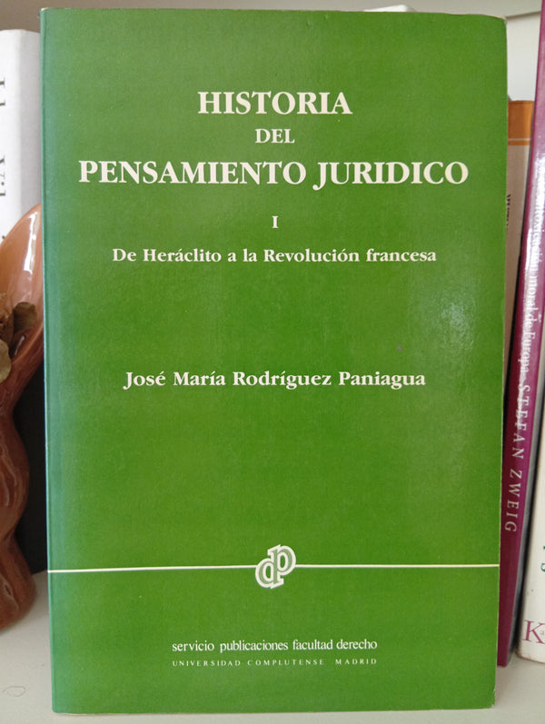 Historia Del Pensamiento Jurídico I