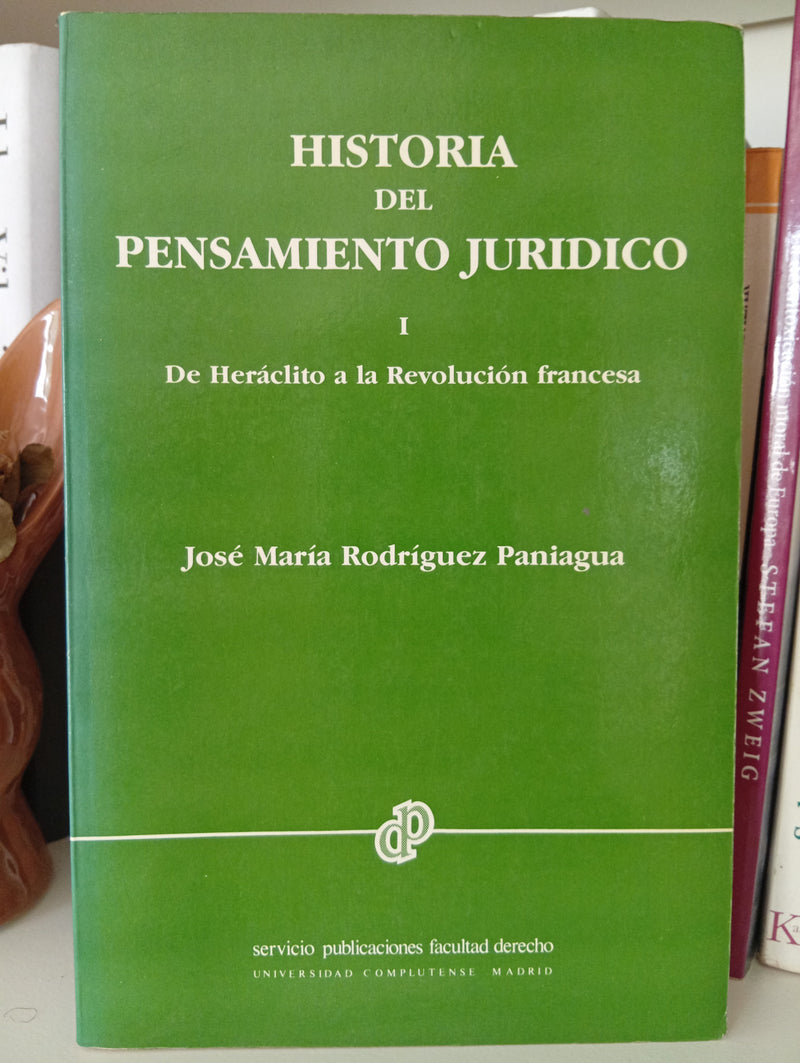 Historia Del Pensamiento Jurídico I