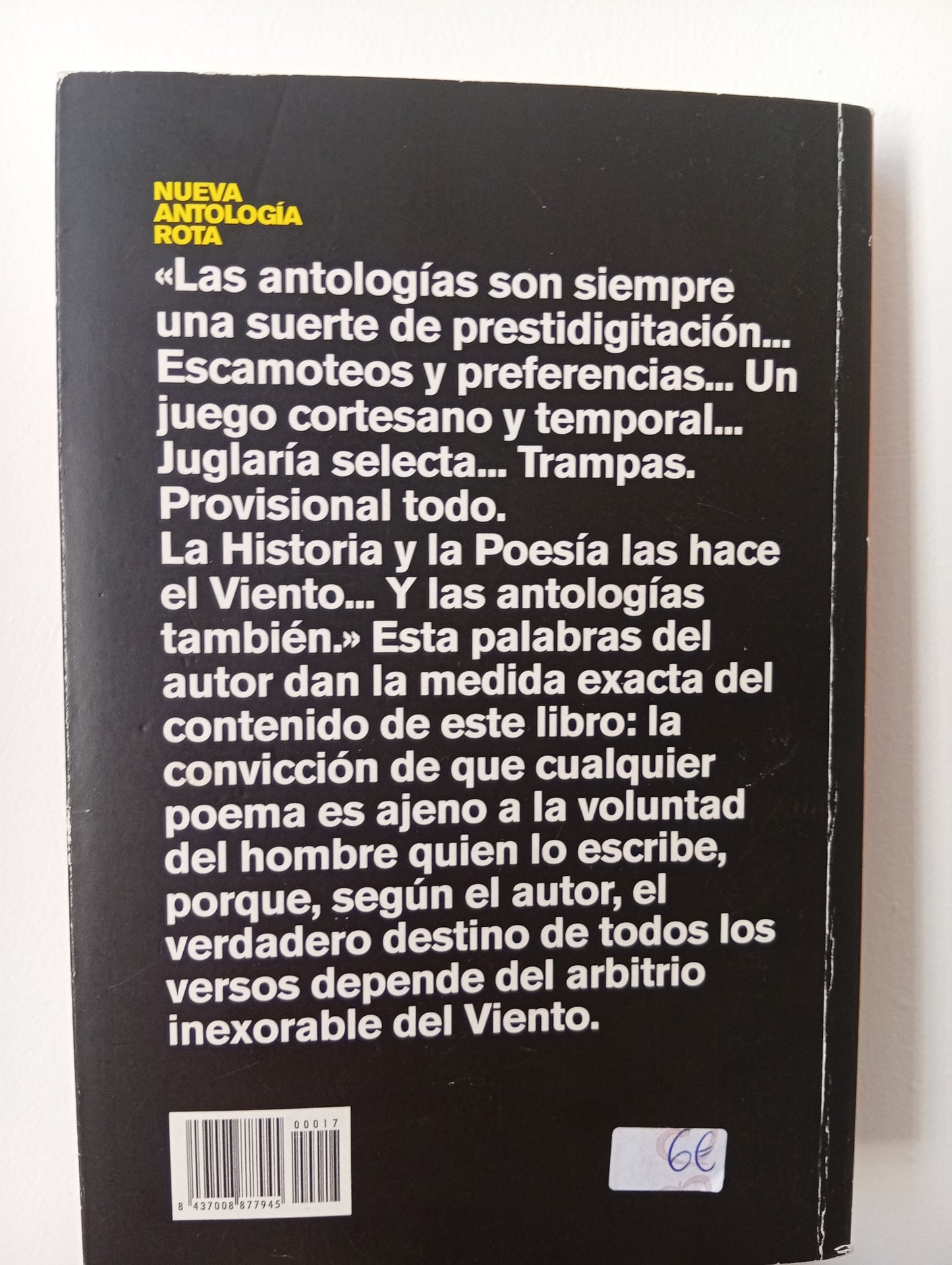 Nueva antología rota