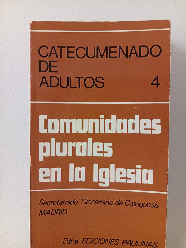 Comunidades plurales en la iglesia (Catecumenado de adultos)