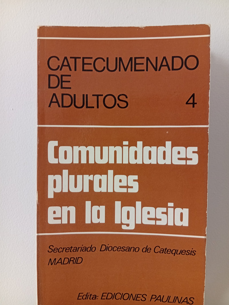 Comunidades plurales en la iglesia (Catecumenado de adultos)