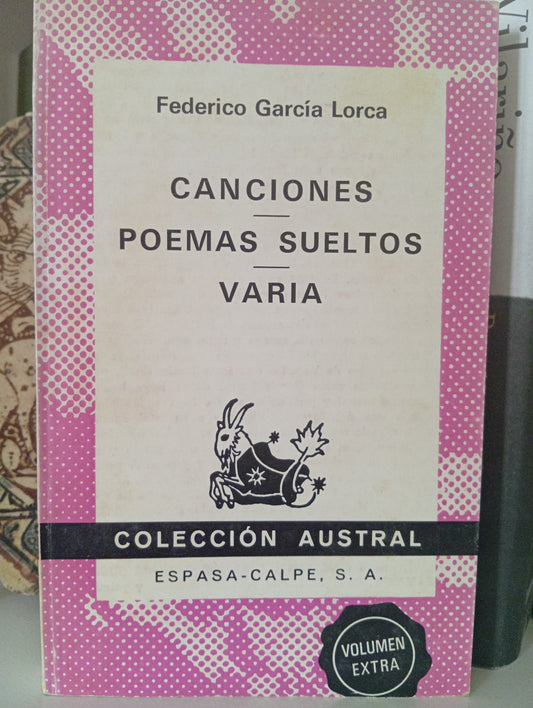 Canciones, poemas sueltos, varia