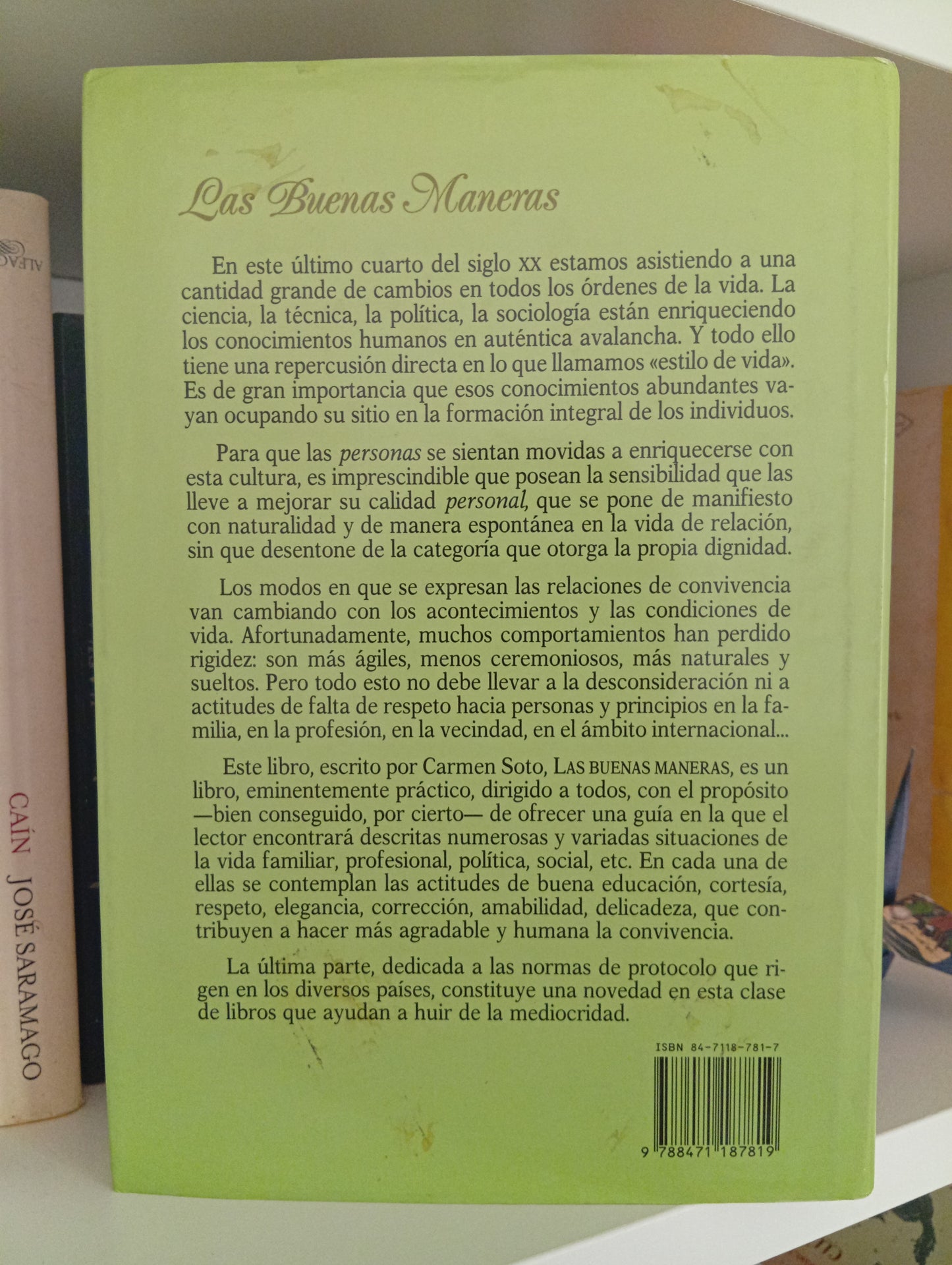 Las Buenas Maneras. Usos y Costumbres Sociales